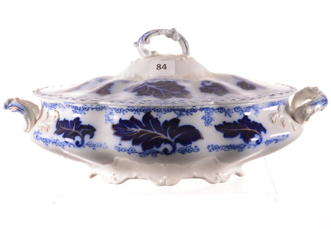 Casserole - Normandy Pattern Flow Blue (1 of 3)