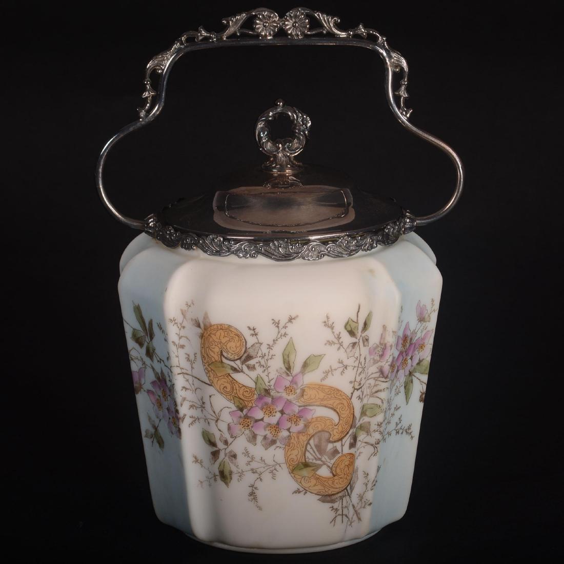 Biscuit Jar - Unmarked Wavecrest - 8" (1 of 3)