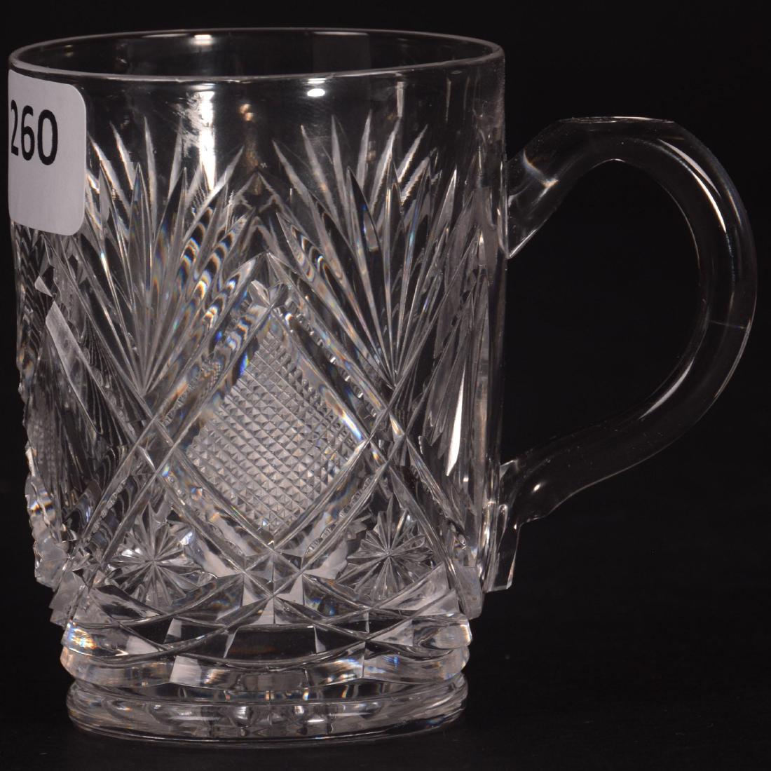 Mug - American Brilliant Cut Glass - 3" (1 of 2)