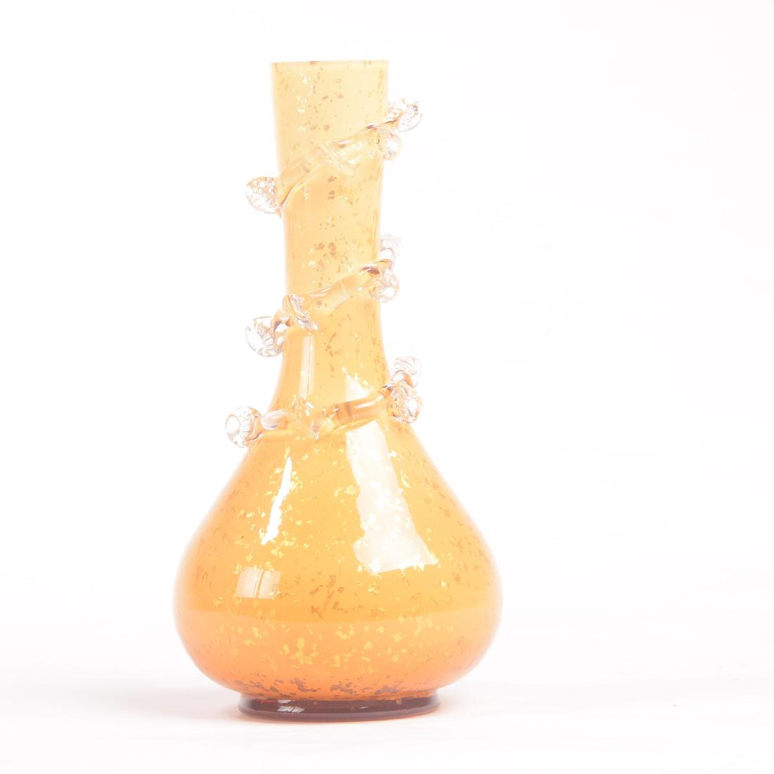 Vase - Butterscotch Art Glass - 9.75" (1 of 2)