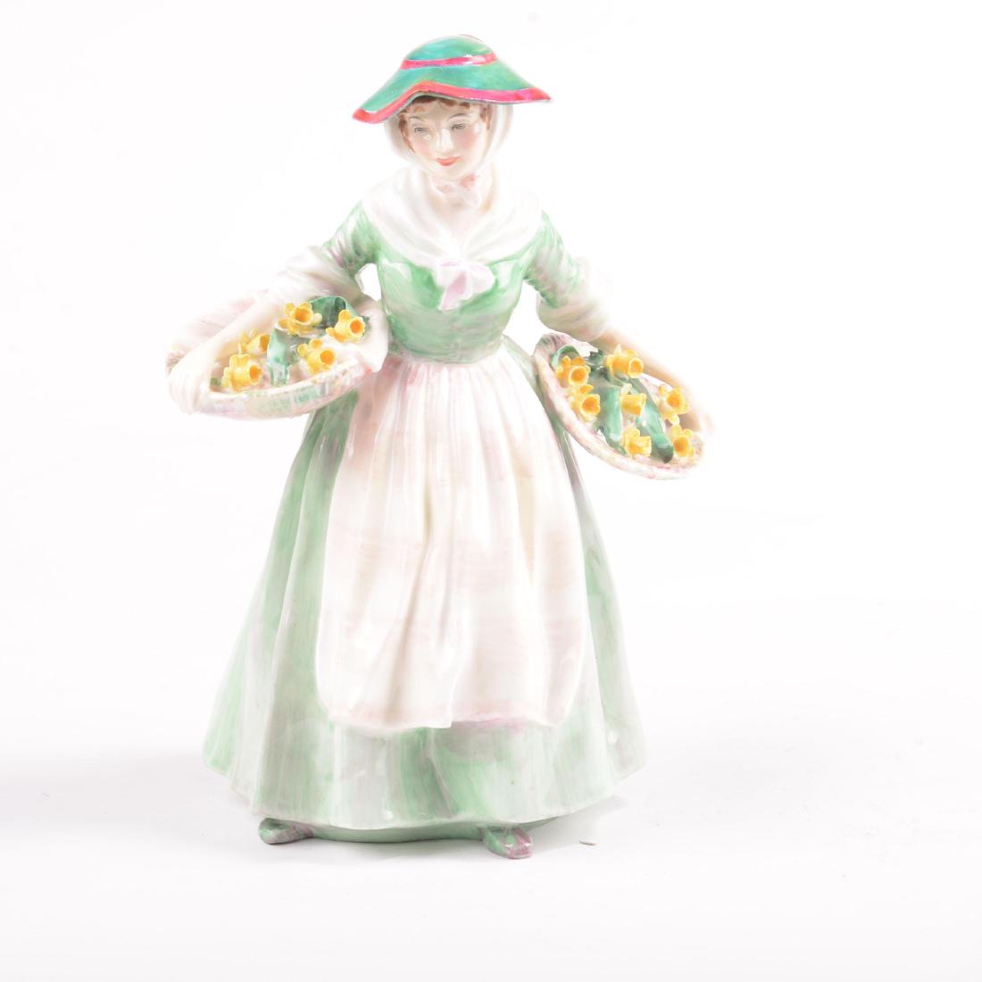 Royal Doulton Figure - 8" - Daffy-Down-Dilly (1 of 2)