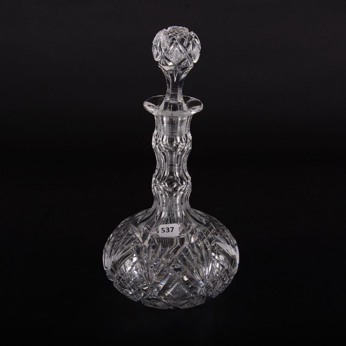 Decanter - American Brilliant Cut Glass - 12.5" (1 of 2)