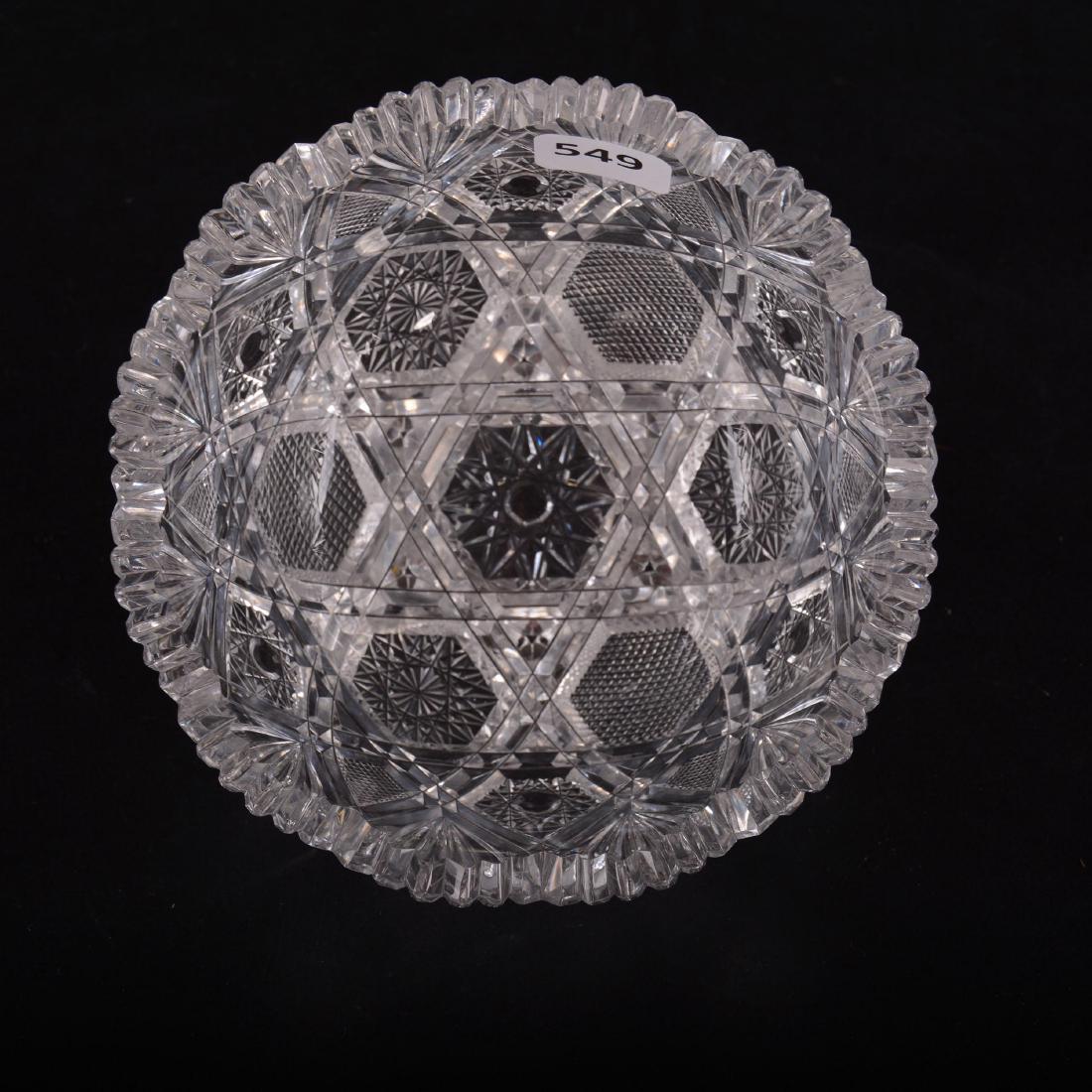 Bowl - American Brilliant Cut Glass - 2.75" X 5" (1 of 3)