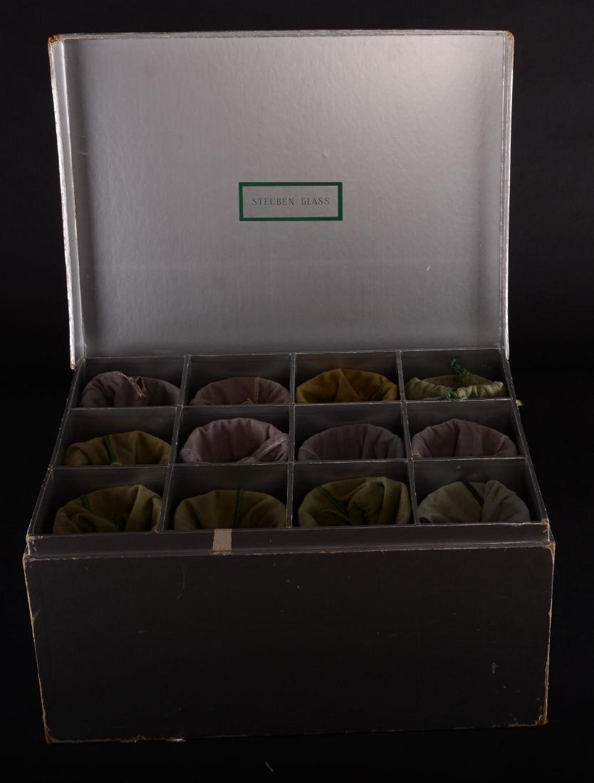 (12) Water Goblets - Signed Steuben - 7.25" (1 of 9)