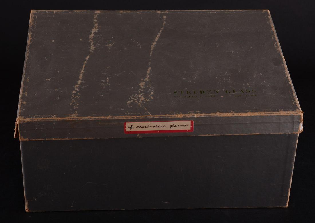 (11) Short Wines - Signed Steuben - 5.75" (1 of 5)