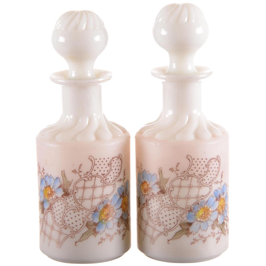 Pair Colognes - Unmarked Wave Crest - 5.75" X 2.125 (1 of 2)