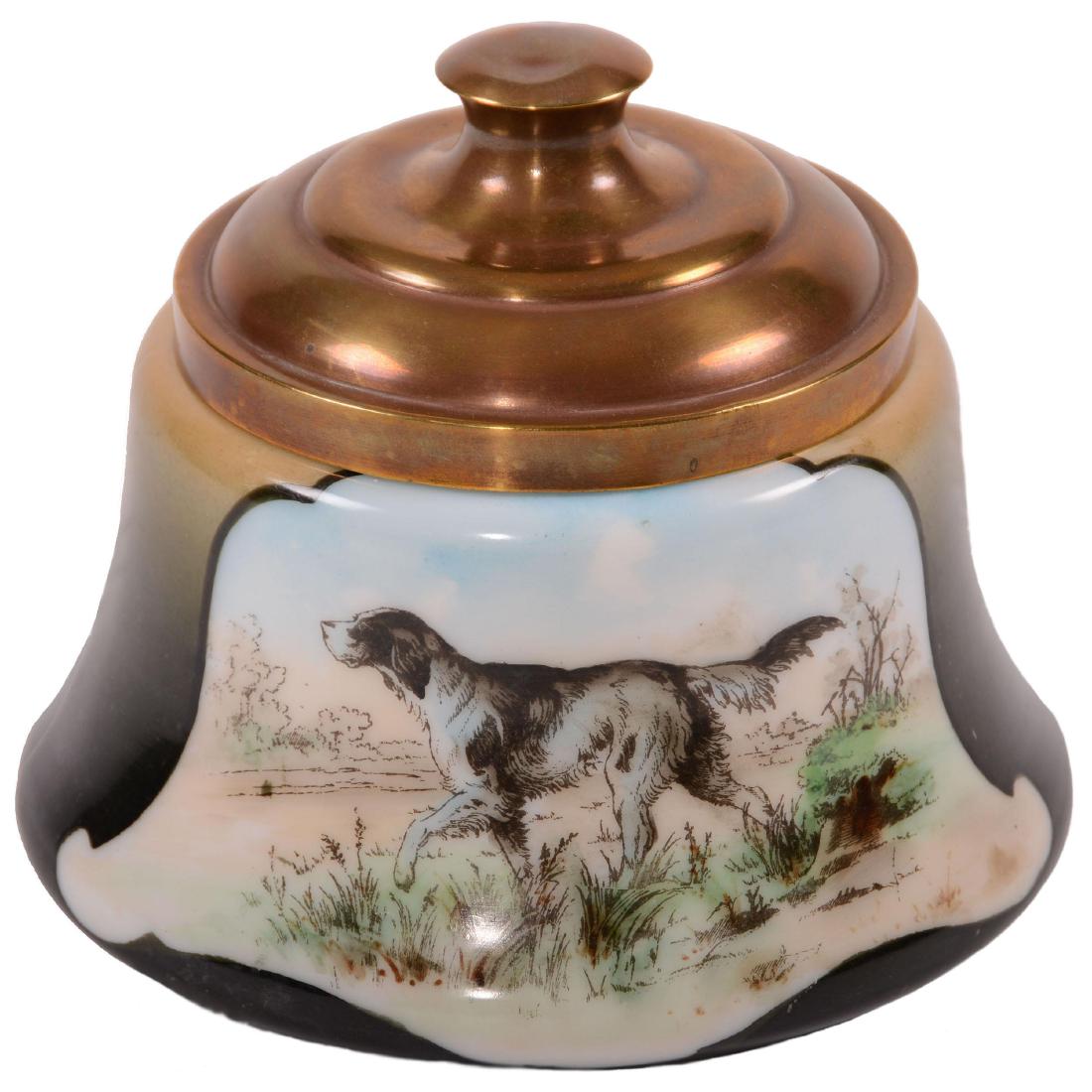 Humidor - Marked Nakara by C.F. Monroe - 6" X 6.5" (1 of 3)