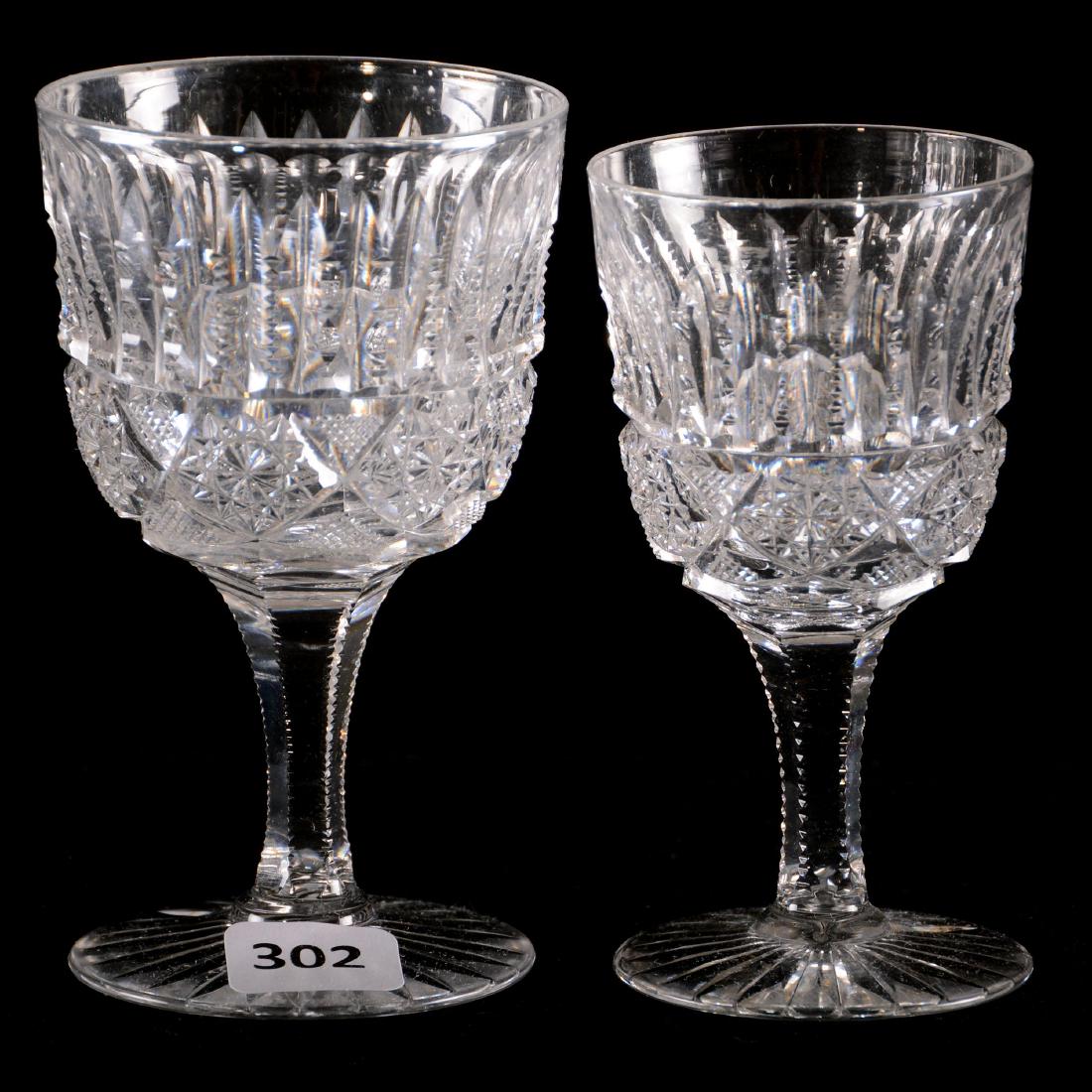 (2) Stems - American Brilliant Cut Glass (1 of 2)