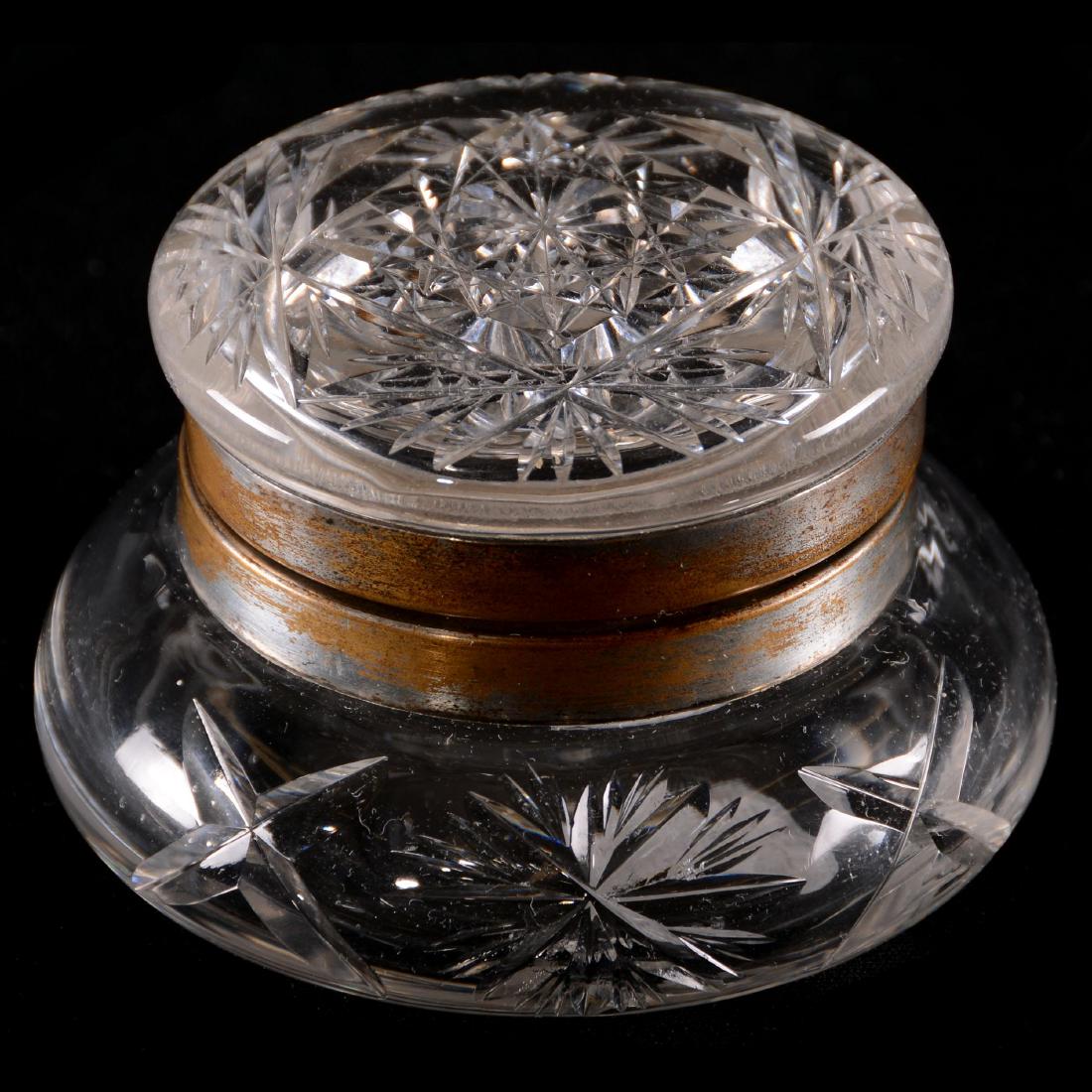 Jewel Box - American Brilliant Cut Glass - 2.5"X3.75" (1 of 2)