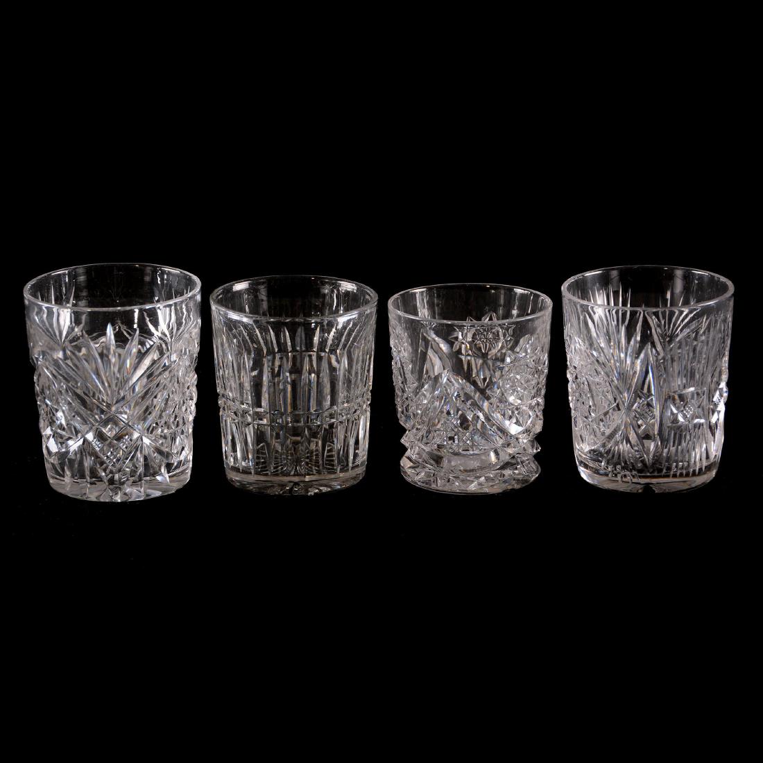 (4) Shot Glasses - American Brilliant Cut Glass (1 of 5)