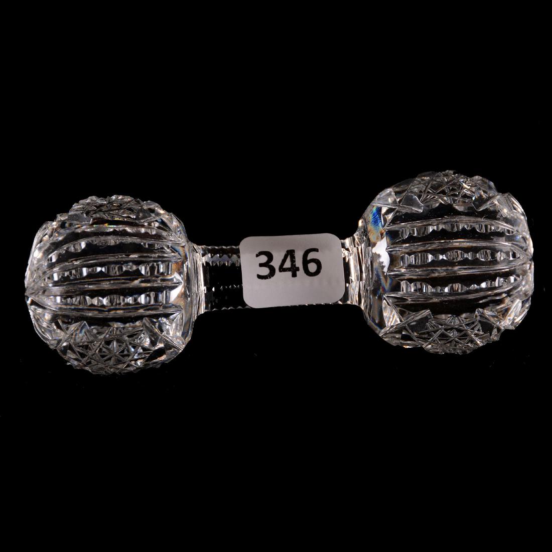 Knife Rest - American Brilliant Cut Glass -4.25"X1.5" (1 of 2)