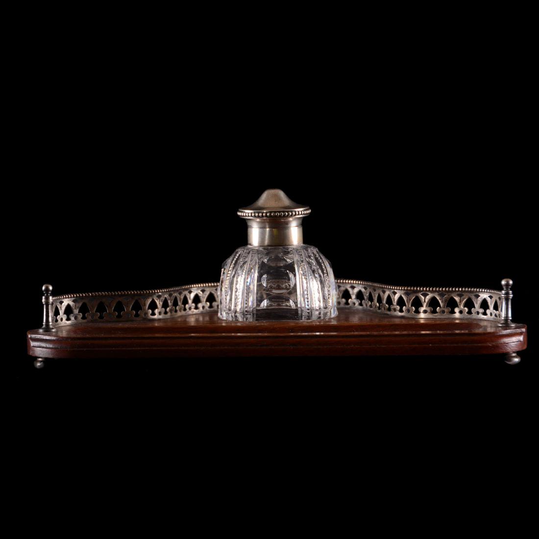 Ink Stand - American Brilliant Cut Glass (1 of 4)