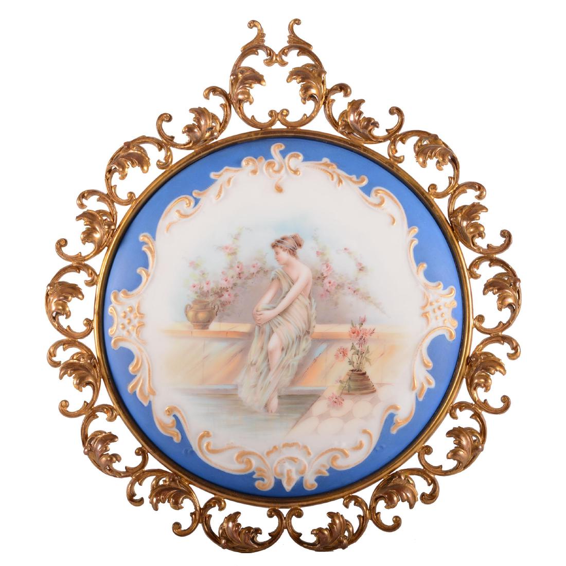 Wall Plaque - Unmarked Wave Crest - 10" Round (1 of 3)