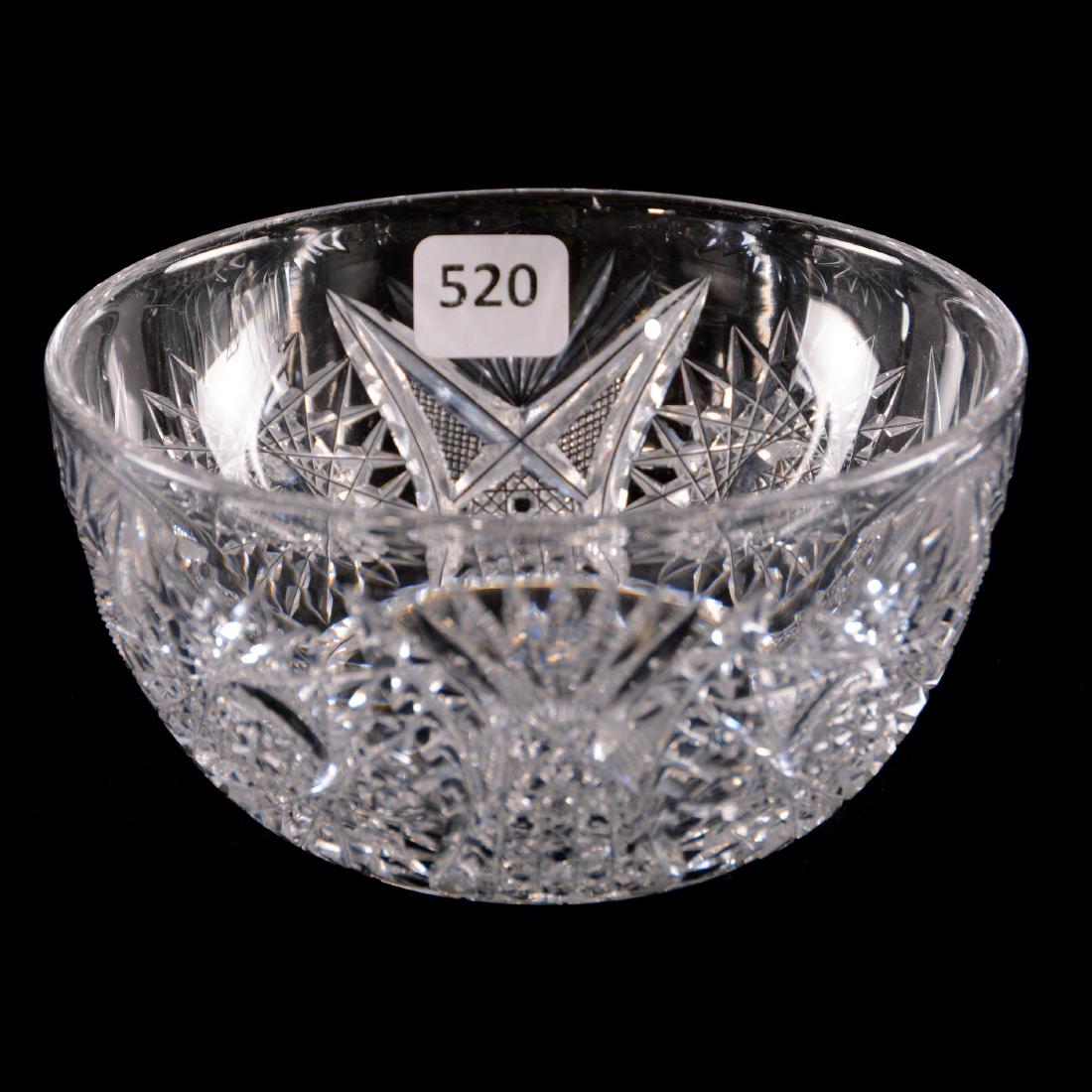 Finger Bowl -American Brilliant Cut Glass -2.75"X5.25" (1 of 3)