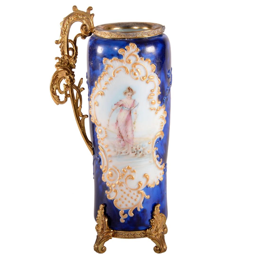 Vase - Wave Crest Stamp Mark - 13.5" X 4.5" (1 of 2)