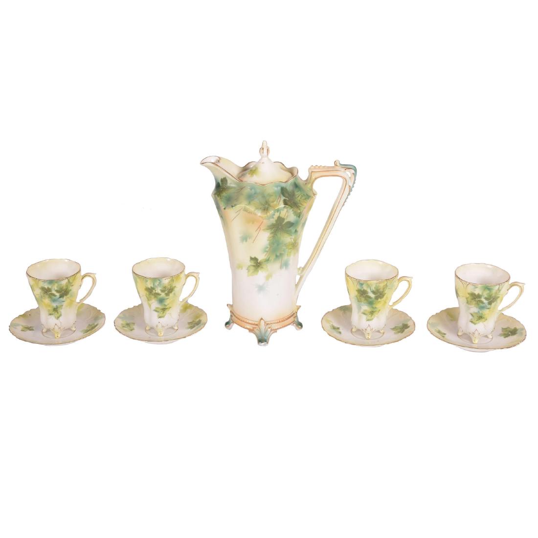 Chocolate Set - Marked R.S. Prussia - 9.75" Pot (1 of 7)