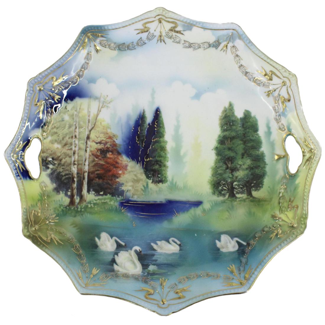 Cake Plate - Marked R.S. Prussia - 9.75" (1 of 2)