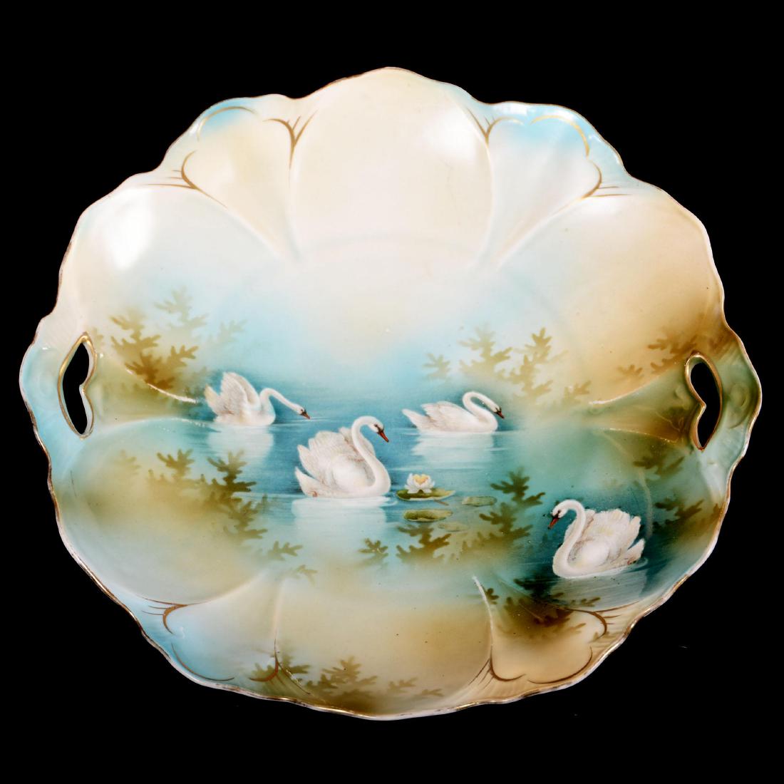 Cake Plate - Unmarked Prussia - 10.5" (1 of 2)