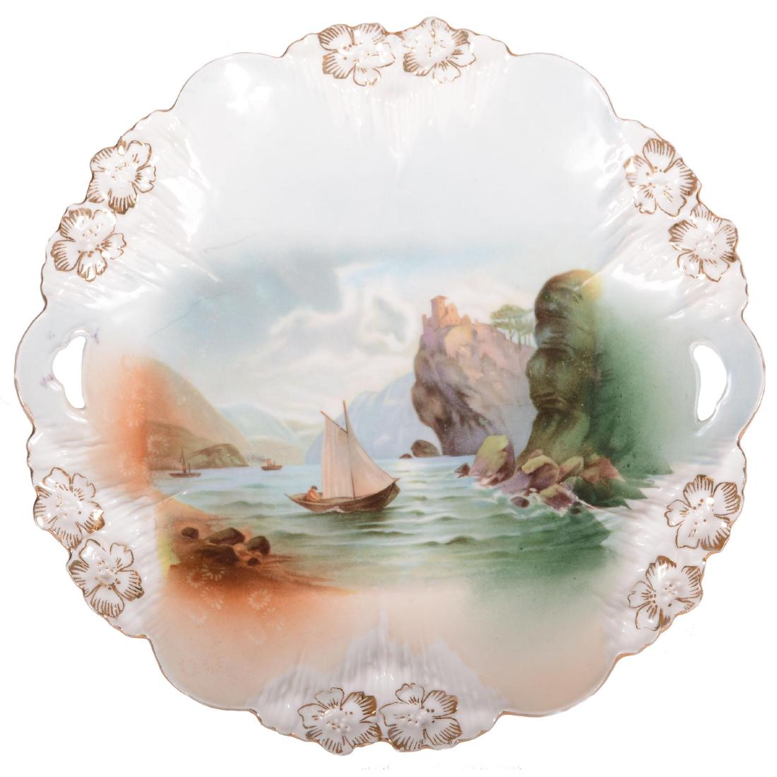 Cake Plate - Unmarked Prussia - 9.75" (1 of 2)