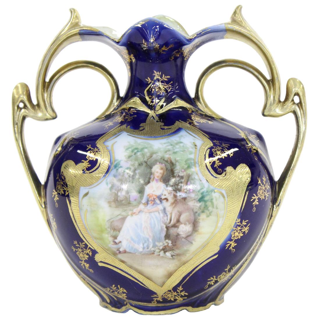 Vase - Royal Vienna Mark - 6.25" X 6" (1 of 3)