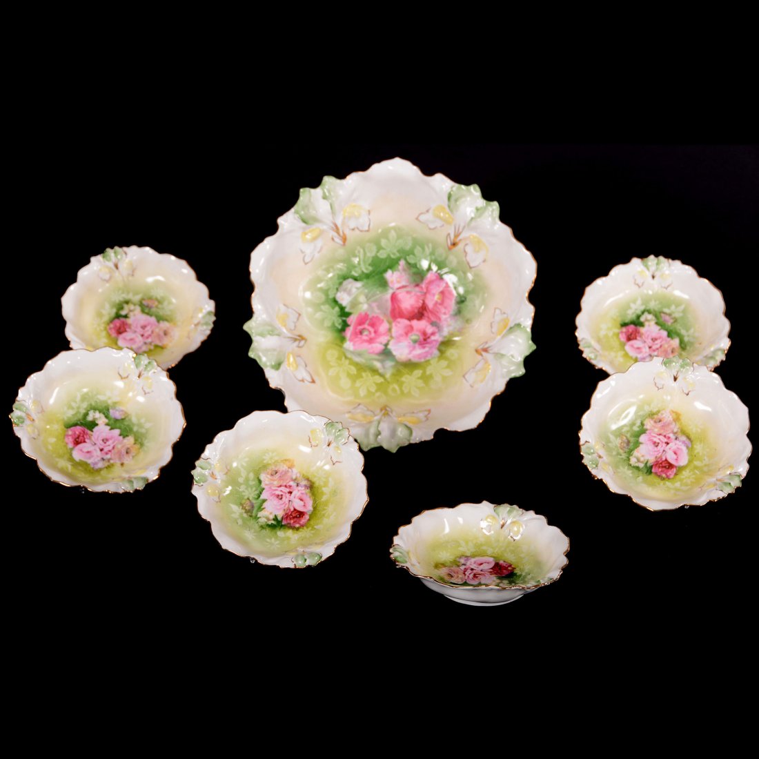 Berry Set - Marked R.S. Prussia - 10.5" Master (1 of 5)