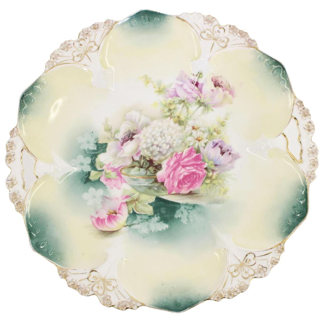 Cake Plate - Marked R.S. Prussia - 11" (1 of 2)