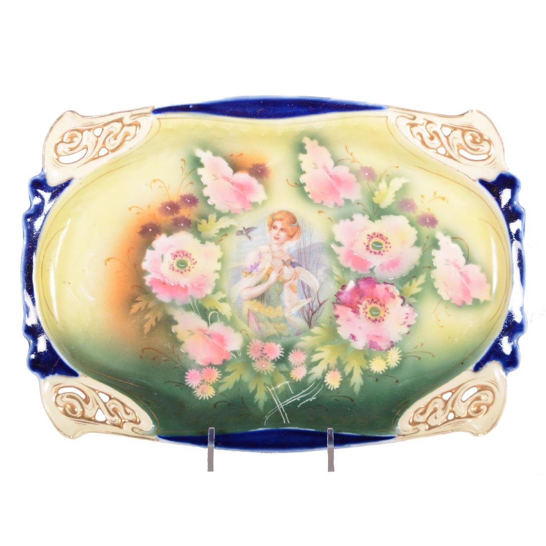 Dresser Tray - Prov Saxe Mark - 11" (1 of 2)