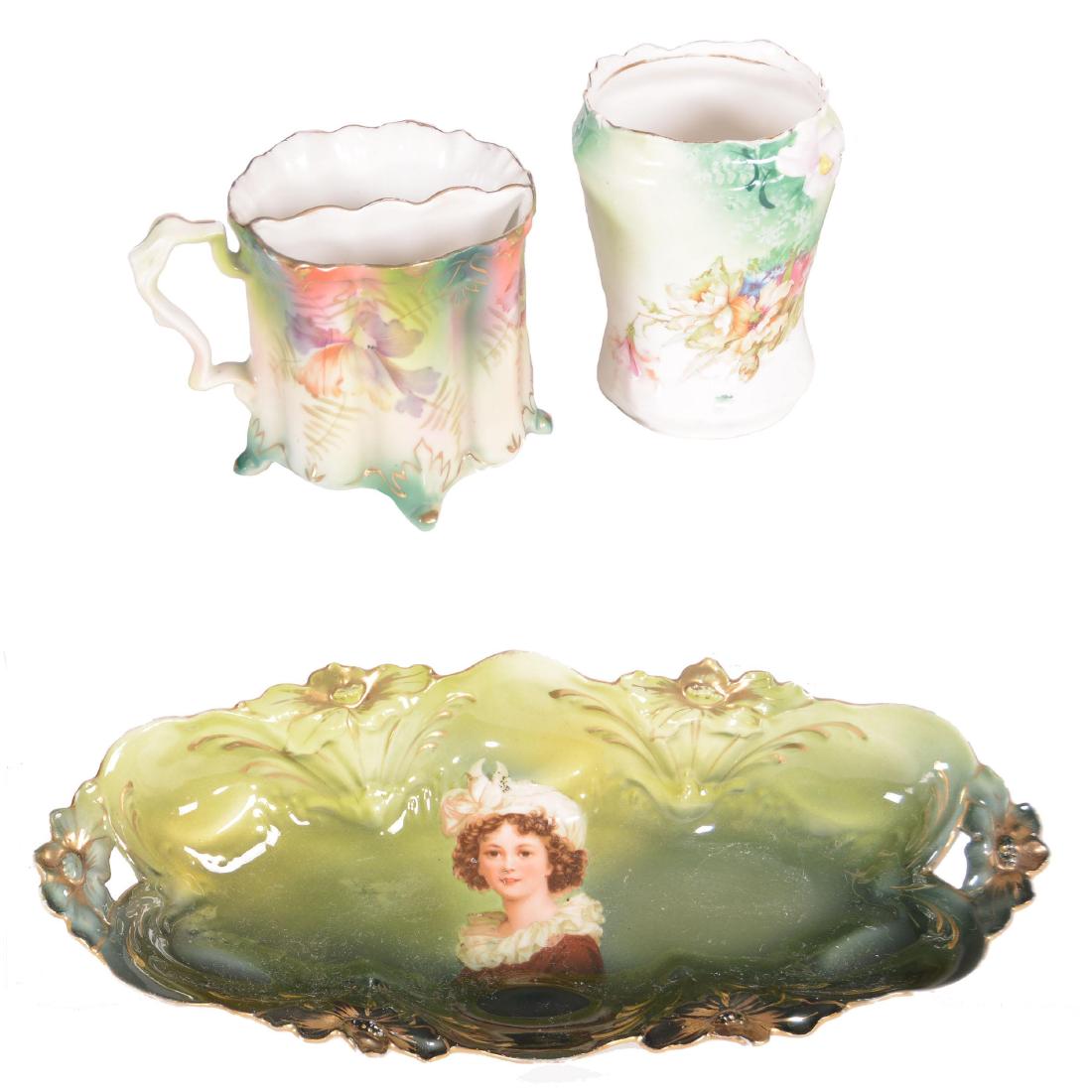 (3) Assorted Unmarked Prussia Items (1 of 3)