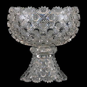 Punch Bowl - 12"X12" - Signed J. Hoare Kohinoor Pattern