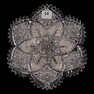 Plate - 7" - Signed Hawkes Aberdeen Pattern: Plate - 7" - Signed Hawkes Aberdeen Pattern Quality Blank - ABCG