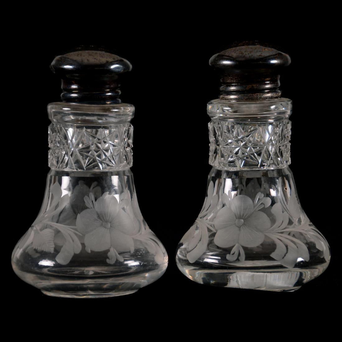 Salt & Pepper - 3.5" - Signed Tuthill Rosaceae Pattern (1 of 2)