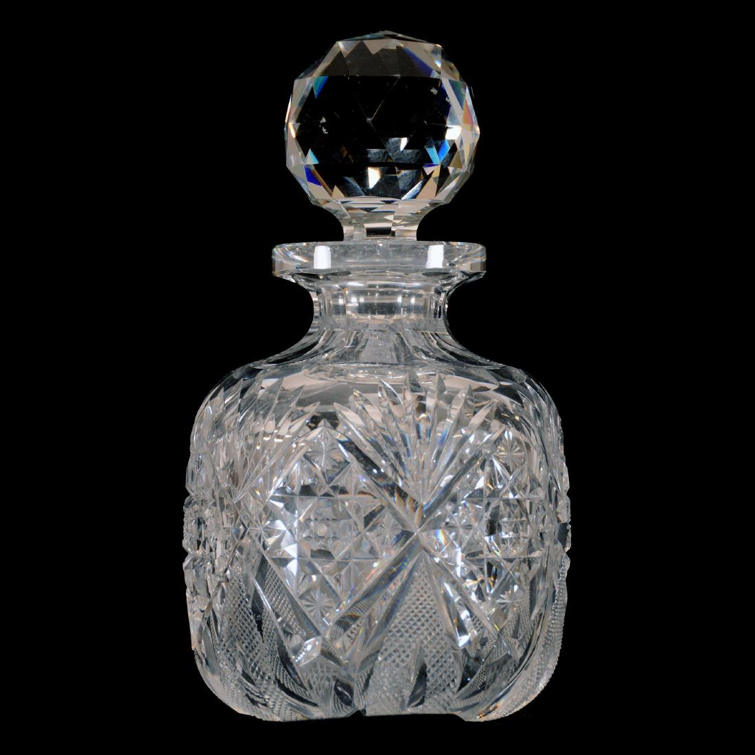 Cologne Bottle - 7.5" - Venetian Pattern by Hawkes (1 of 2)