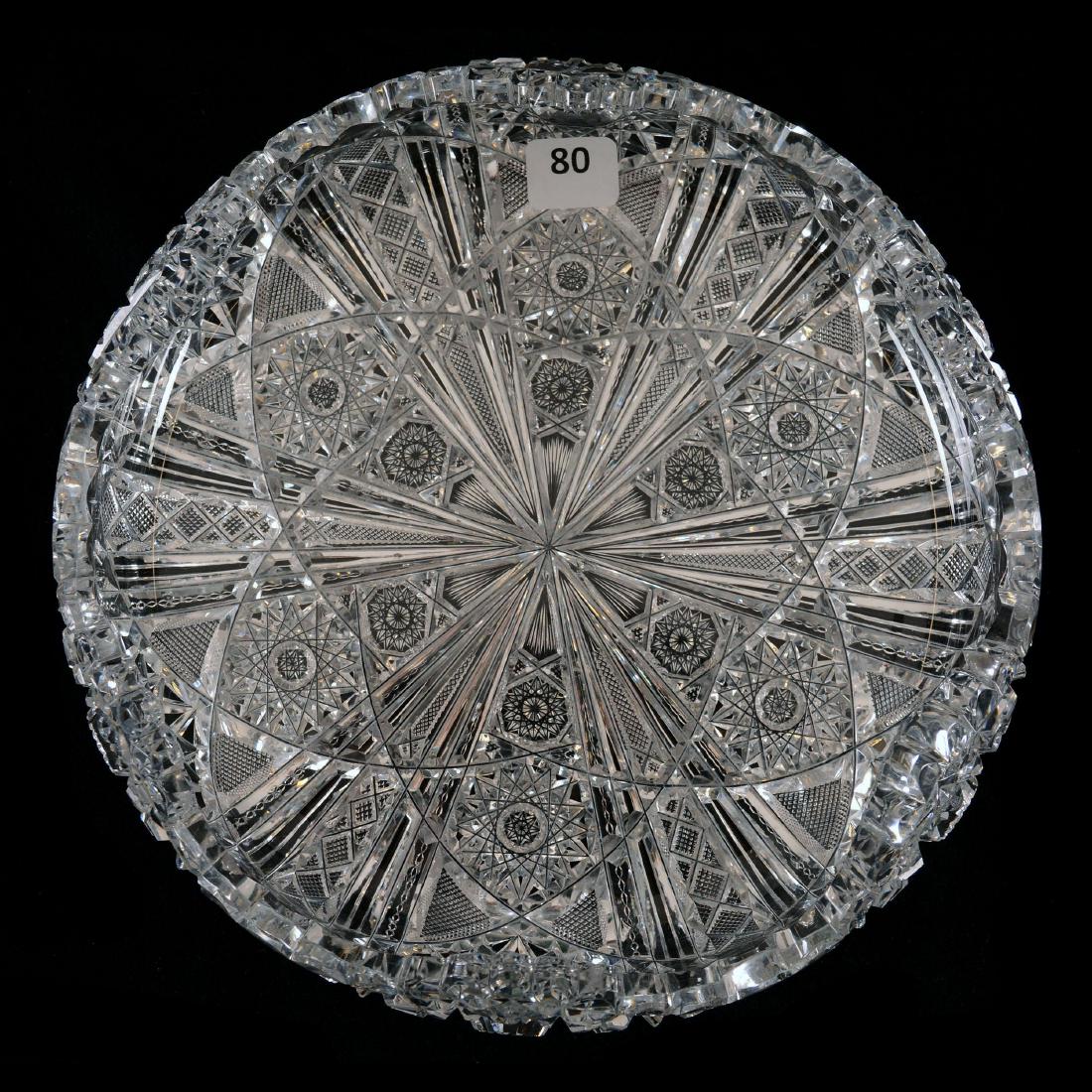 Bowl - 2.5" X 9" - Signed Libbey Wedgemere Pattern (1 of 3)