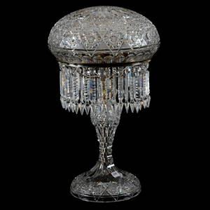 Table Lamp - 20.5" X 12" - Signed Tuthill Rex Pattern