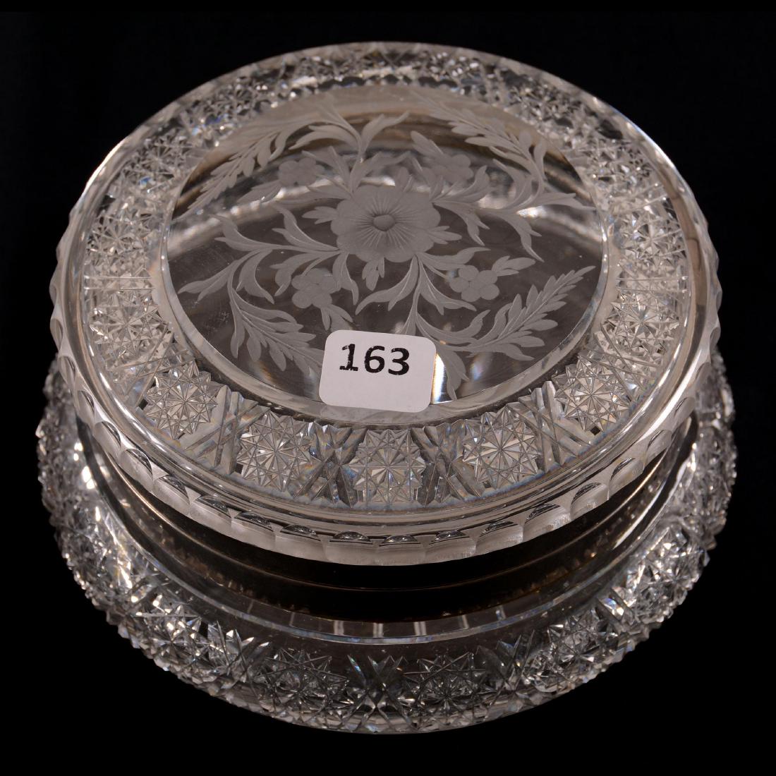 Dresser Box - 3.25" X 6" Round - Signed Tuthill (1 of 2)