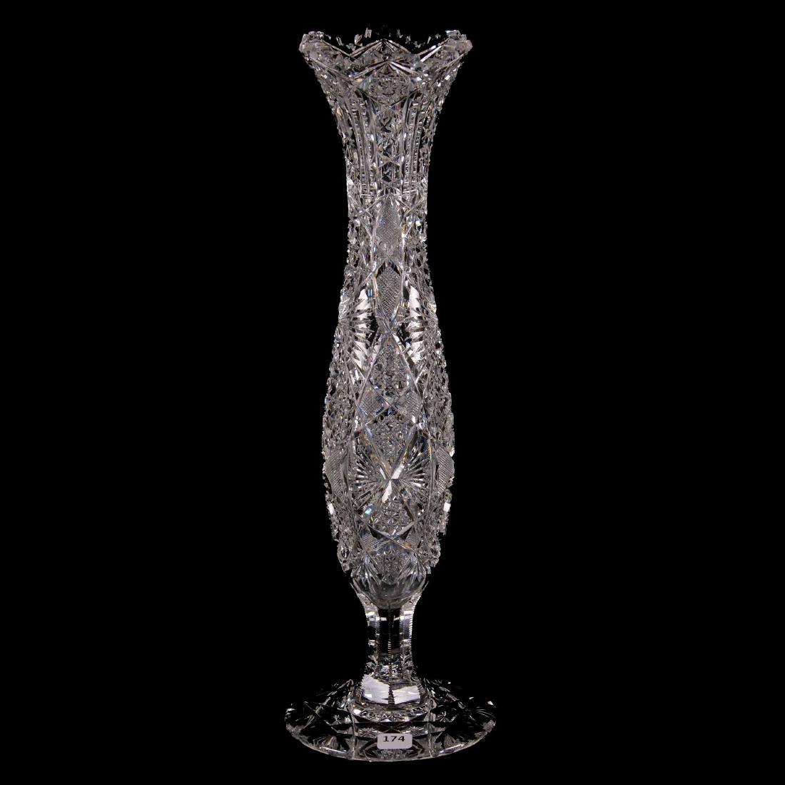 Pedestal Vase - 18" - Signed J. Hoare (1 of 5)