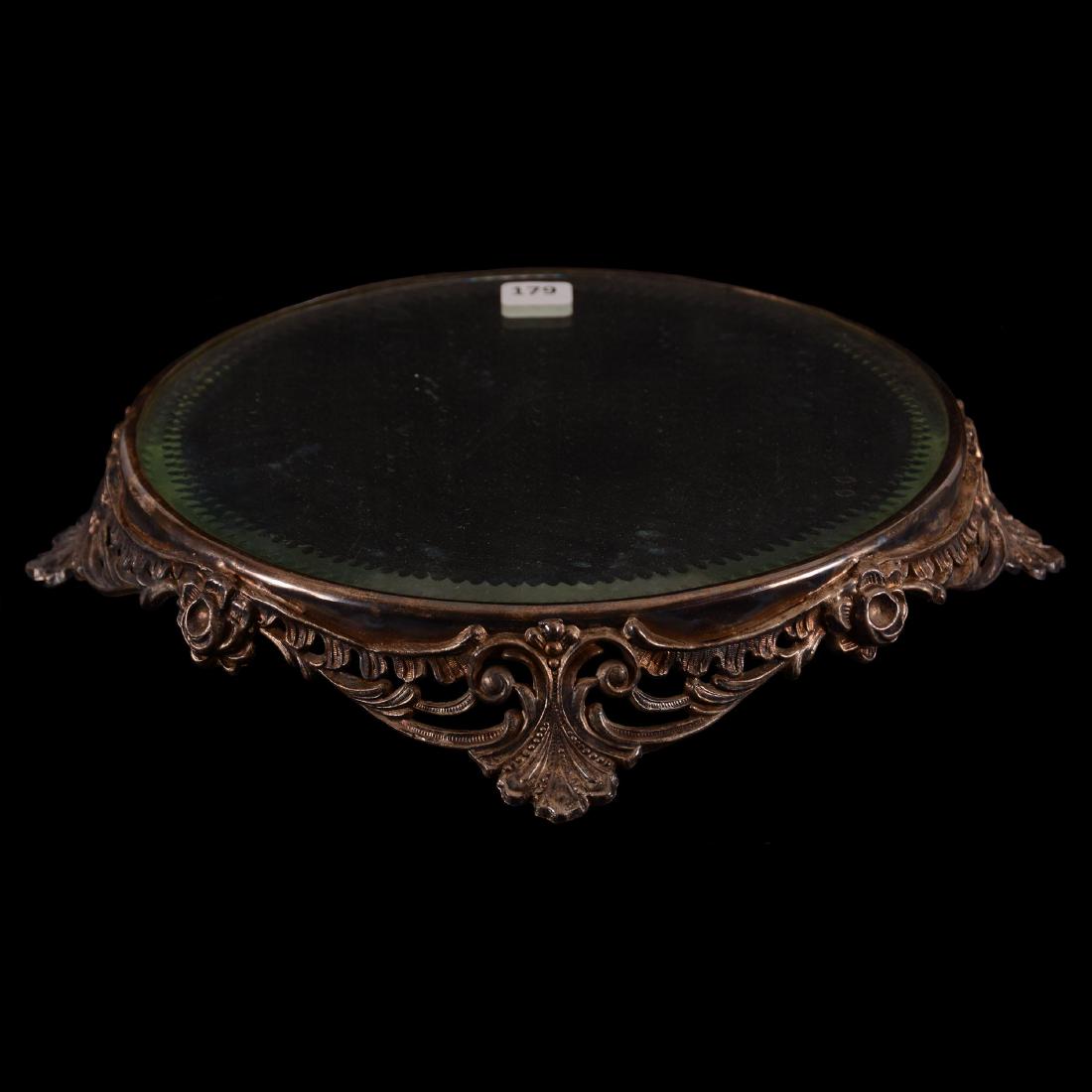 Beveled Mirror Plateau - 10" Round (1 of 2)