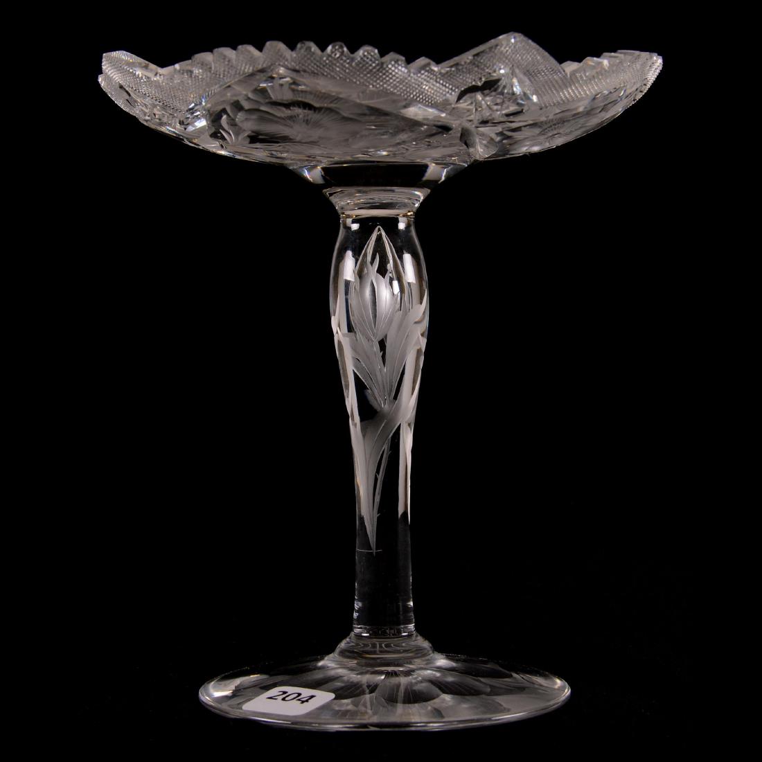 Compote - 7.25" X 6.5" - Signed Tuthill (1 of 5)