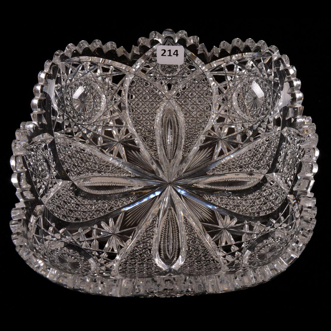 Square Bowl - 2.75" X 8.75" - Signed Hawkes (1 of 3)