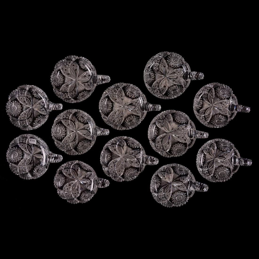 (12) Handled Ice Cream Dishes - 2.5" X 6.5" (1 of 5)