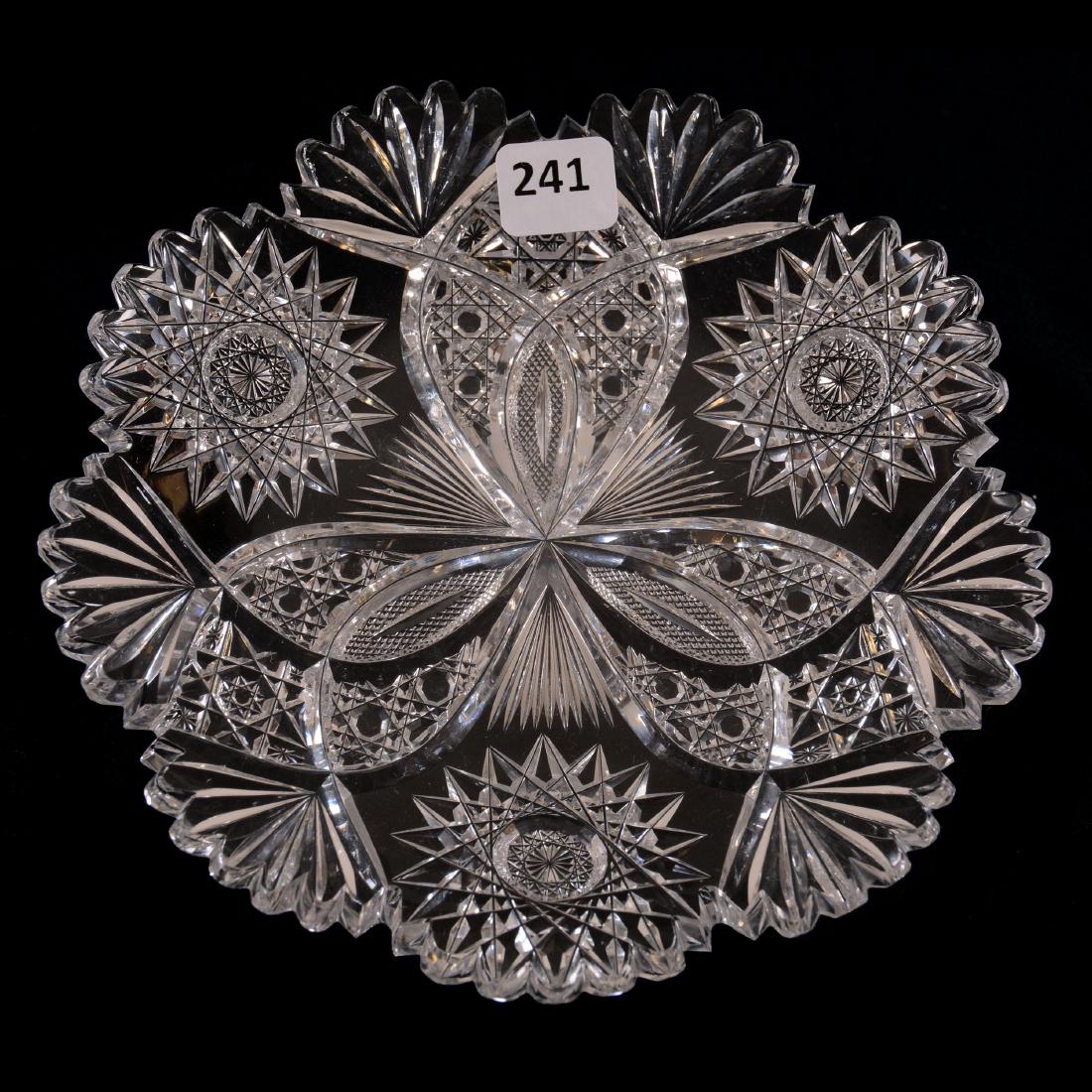 Plate - 7" - Signed Hawkes Chrysanthemum Pattern (1 of 3)