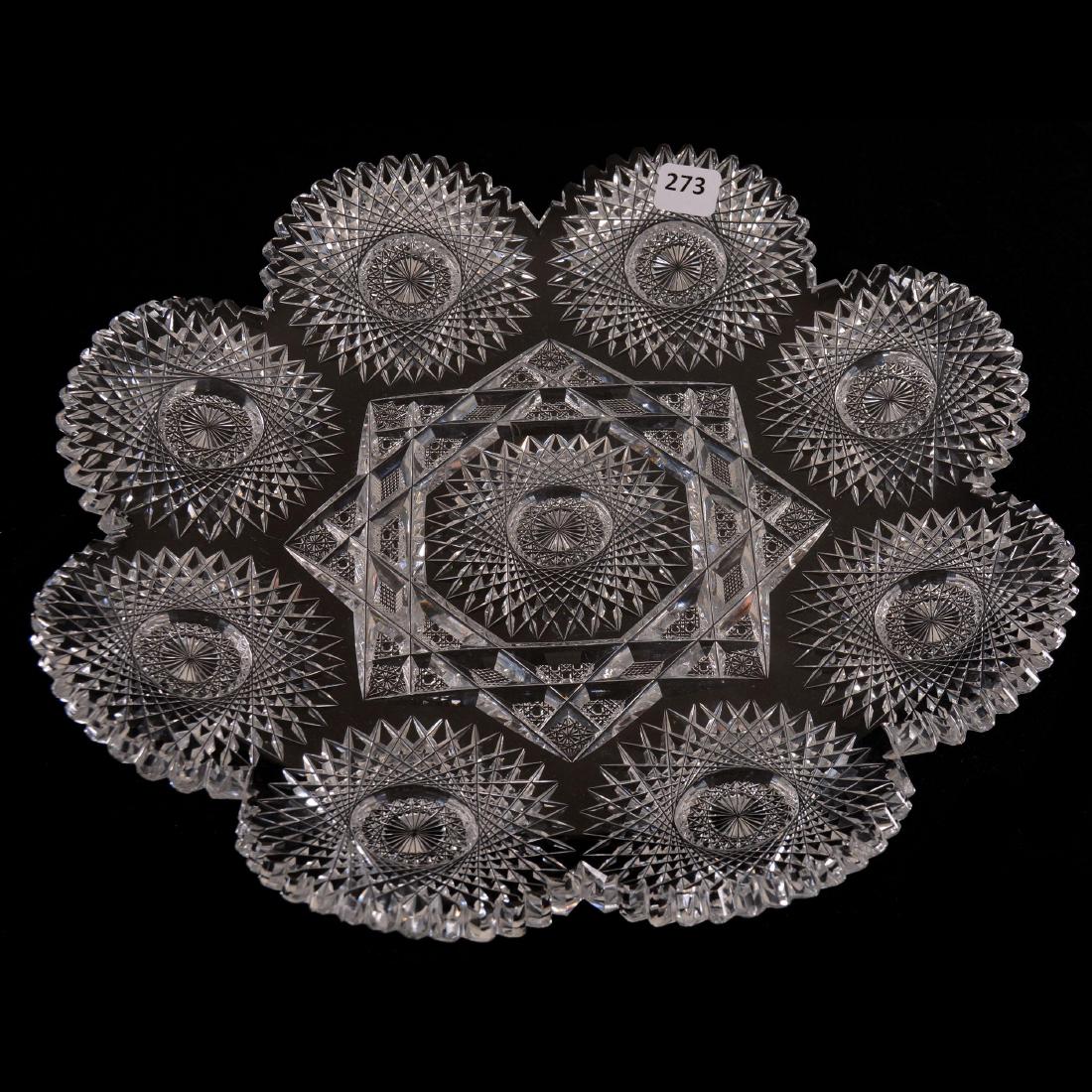 Round Tray - 13" - Star Pattern by Meriden (1 of 3)