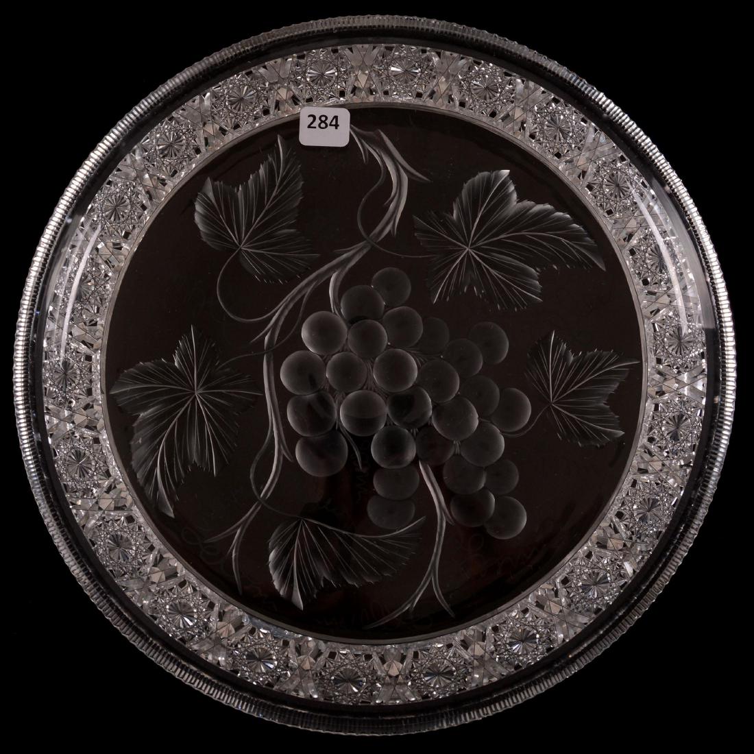 Round Tray - 1.5" X 11.75" - Signed Tuthill (1 of 3)