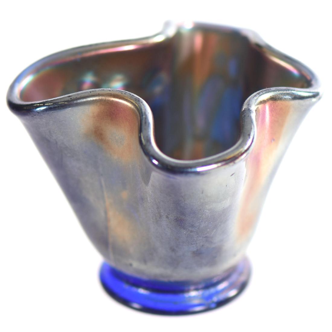 Carnival Glass Toothpick Holder - 2.5" X 3" (1 of 2)