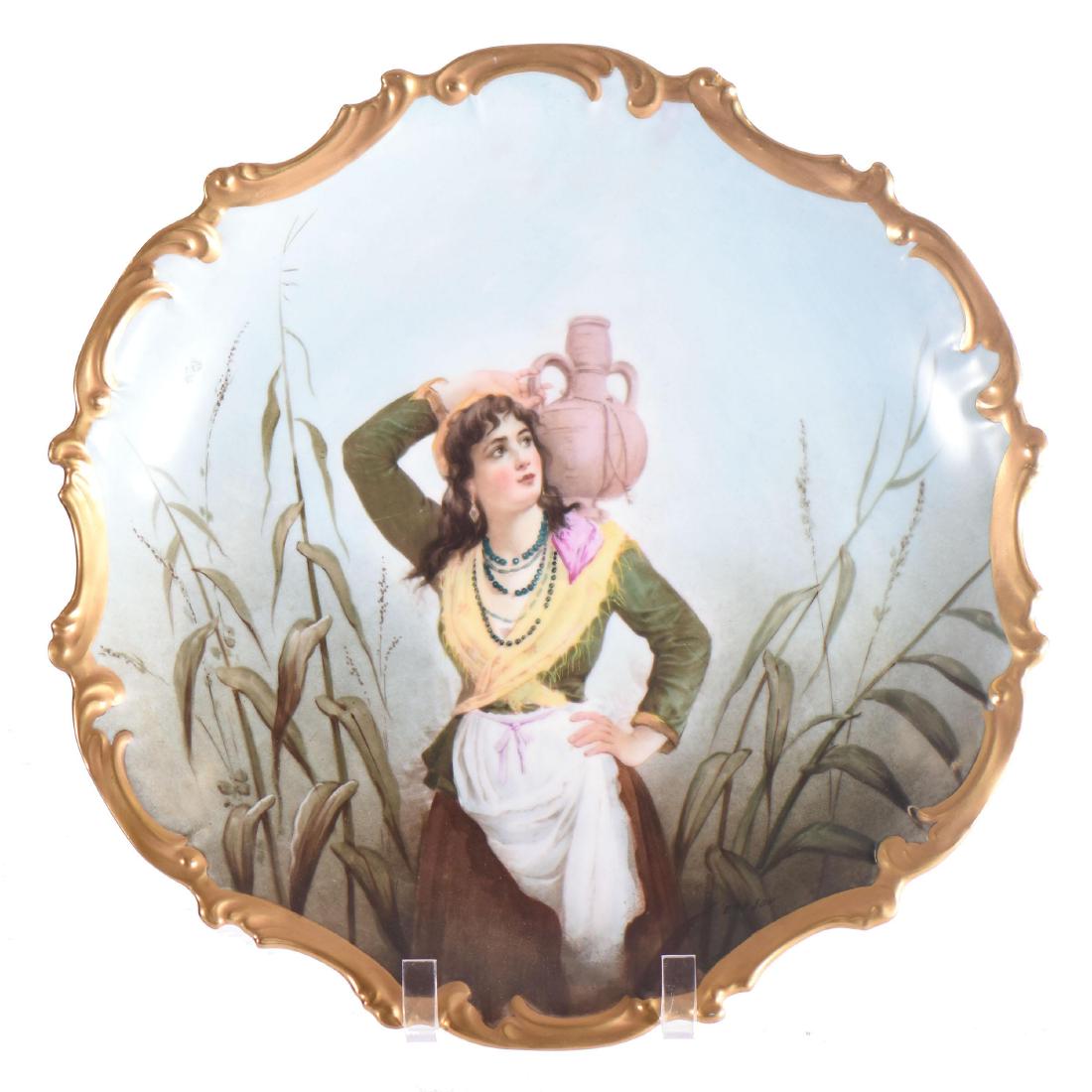 Extra Large Charger - Marked L.R.L. Limoges - 15.5" (1 of 5)