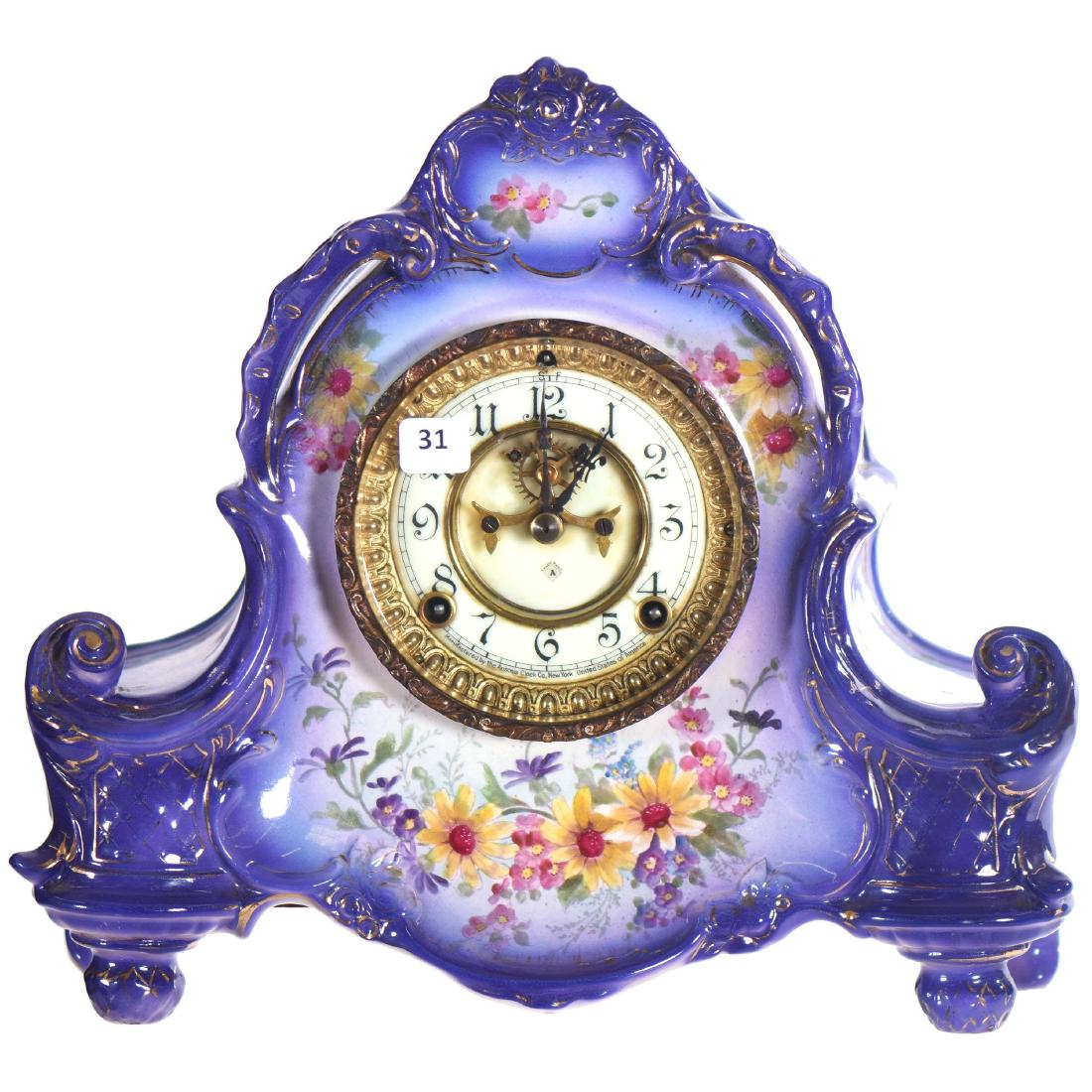 Royal Bonn Mantel Clock - 12" X 13.5" (1 of 3)