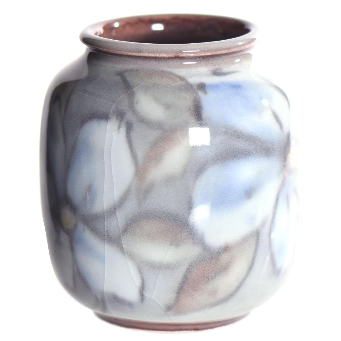 Marked Rookwood Art Pottery Vase - 4.75" X 4" (1 of 2)