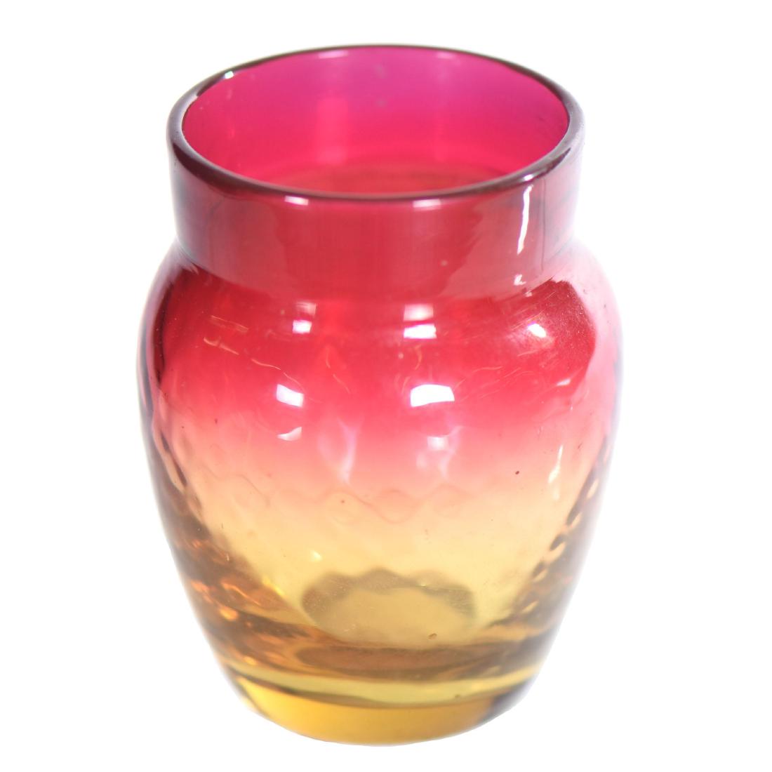 Amberina Art Glass Toothpick Holder - 2.5" (1 of 1)