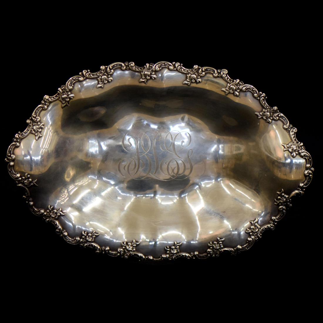 Sterling Silver Tray - 11" X 7.25" - Marked "Towle" (1 of 4)