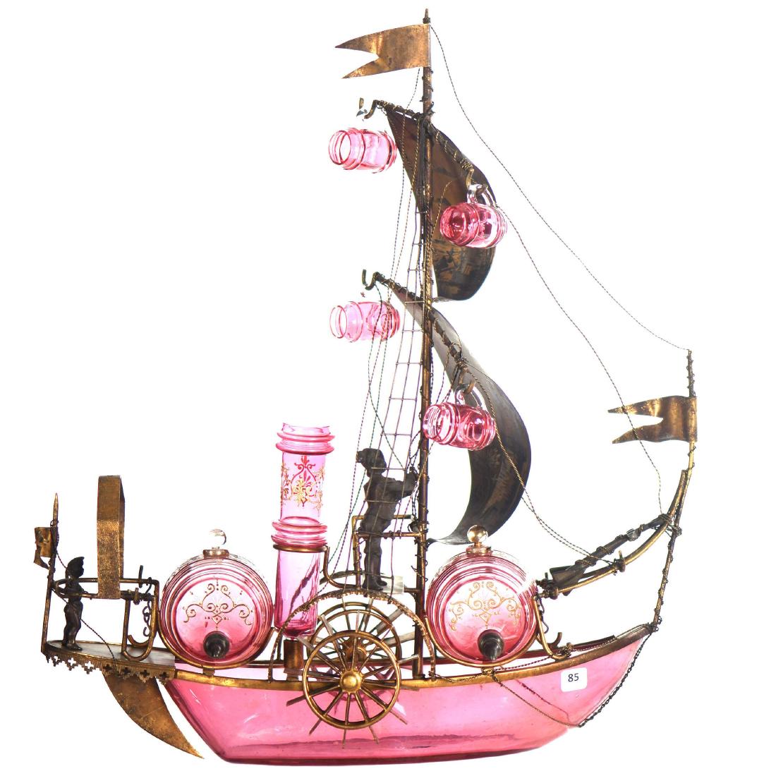 Fabulous Victorian Liqueur Set - 23" X 20" (1 of 6)